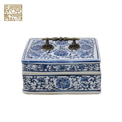 China Traditional or modern factory accept small batch customization designer ceramic earring jewelry boxes for sale