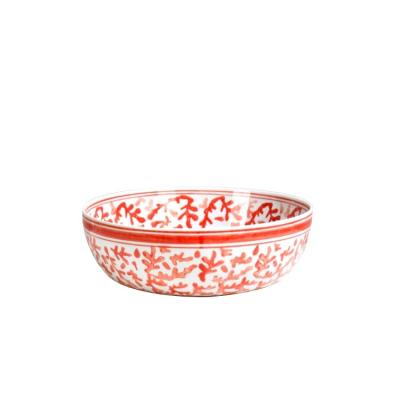 China China Wholesale Chinese Style Popular Exquisite Rose Decorative Ceramic Bowl for sale