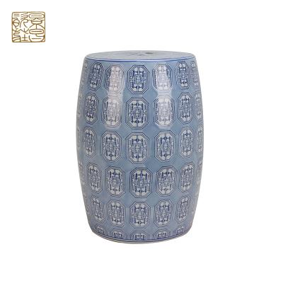 China High Quality Ceramic Dining Room Decorative Stool Living Room Ceramic Fine Chinese Stool for sale