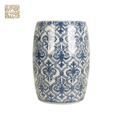 China Strong High End Restaurant Hotel Cafes Decorations Ceramic Vintage Stool for sale