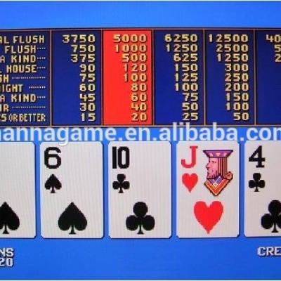 China Metal Draw Poker Game Board With Single Screen for sale