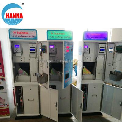 China Firm Metal Cabinet Laundry and Game Room High Security Money Exchange Machine for sale