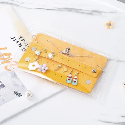 China Simple Travel Earrings Ring Necklace Storage Bag TPU Material Eco-Friendly Transparent Research Items More Environmentally Friendly for sale