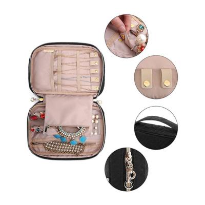 China Multifunctional Eco-friendly Makeup Organizer Case Travel Portable Jewelry Storage Bag For Women for sale