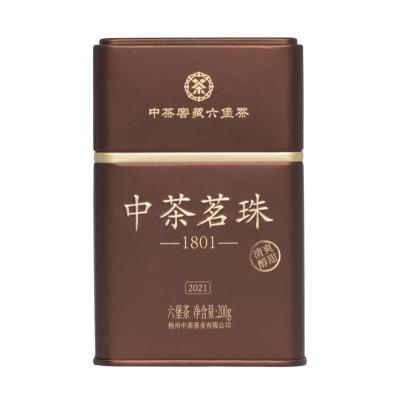 China LOOSE TEA GX06 Wholesale Factory price negotiable cha dark tea 200g can packing chinese Liupao Liu Pao Tea 1801 Health Loose Tea for sale