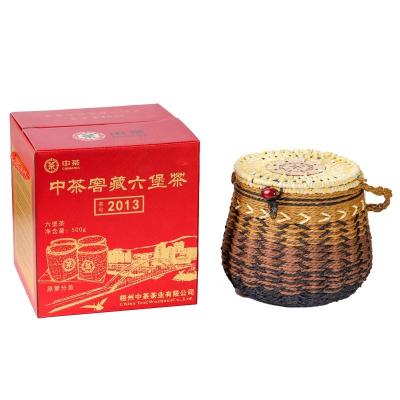 China LOOSE TEA GX05 Wholesale Factory price negotiable cha dark tea 500g basket packing Post-Fermented Health Tea chinese 2013 Liu Pao Tea for sale