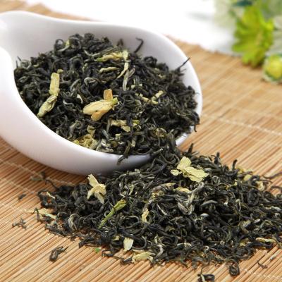 China Brew to Drink HN21 wholesale factory price negotiable Chinese tea in bulk Hot sale loose scented tea jasmine green tea for sale