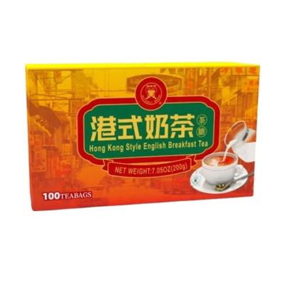 China Bagged Tea FC10 wholesale factory price cha chinese 200G Hong Kong Style English Breakfast BT830 Black Tea Teabag for sale