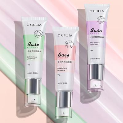 China Moisturizer Makeup Primer Private Label Minimize Plumps Whiten Makeup Foundation Cream Make Up Isolation Moisturizing Concealer Face Primer for sale