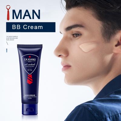 China BB Cream Men Makeup Base Cosmetics Supplier Face Makeup Conditioner Moisturizing Highlighting Concealer BB Cream Private Label for sale