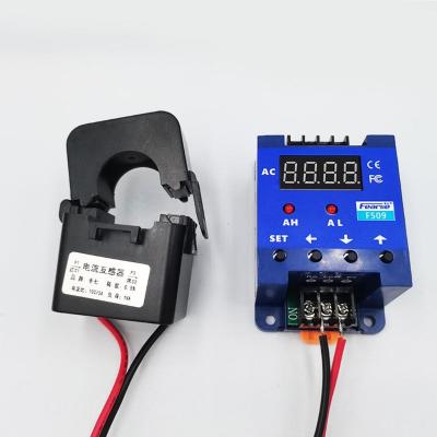 China Real Time Current Monitoring With Alarm Device 0.5 Class Digital Panel Ammeter Single Phase AC Voltmeter Ammeter Current Electricity Meter Only F509 for sale