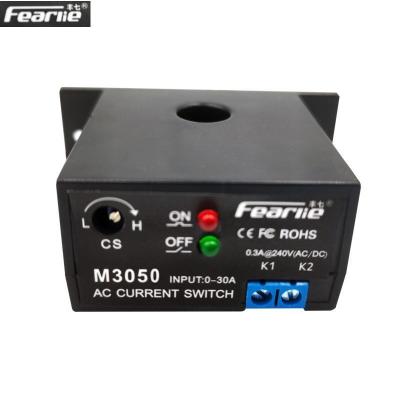 China Industrial Automation Control Self Powered Current Switch 0.2-30A With LED Indicator AC Current Switch for sale