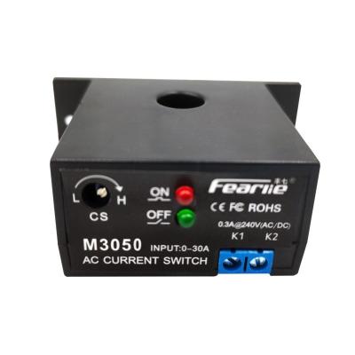 China Industrial Automation Control Self Powered Current Switch 0.2-30A With LED Indicator AC Fan Controller Current Switch for sale