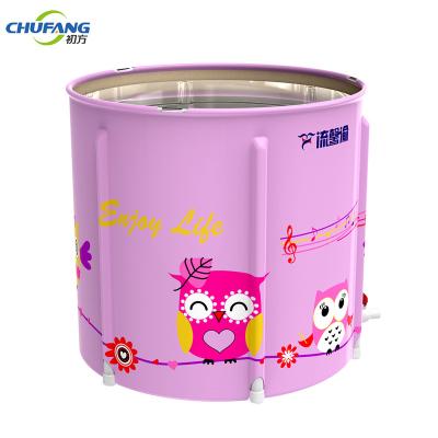 China Bathroom. Toilet Room Chufang Folding Plastic Portable Folding Bathtub Pet With Standing Sticks for sale