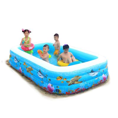 China Outdoor transparent pvc pvc inflatable plastic swimming pool for kids for sale