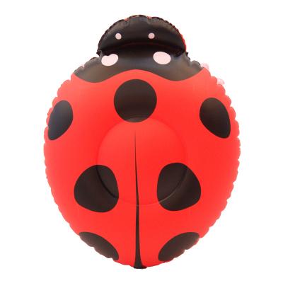 China Public Cute Ladybug Water Sports Kids Inflatable Swimming Pool Ring Water Toys for sale