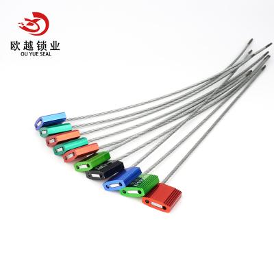 China OY-CS105 Shipping Container High Security Aluminum Alloy Container Adjustable Cable Seal For Shipping for sale