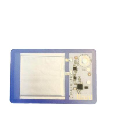 China OEM ultra-thin Ultra-thin fingerprint and BLE iBeacon card cold lamination technology for sale