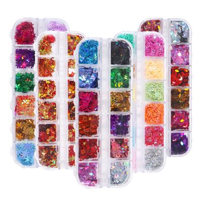 China 65 Kinds DIY Nail Art Tools Mixed Styles Nail Sequins Christmas Halloween Star Style Nail Art Charms 65 Various for sale