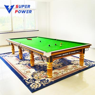 China Indoor Sport Game Table Classic international High standard snooker table for club billiards games for sale