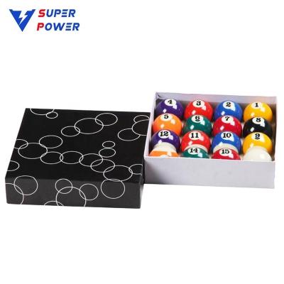 China American BILLIARD BALLS for pool 9-Ball table game 57.2mm diameter standard pool balls set for sale