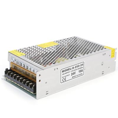 China LED Products 24V 10A Power Supply 240W LED Changeover Driver DC Power Supply for sale