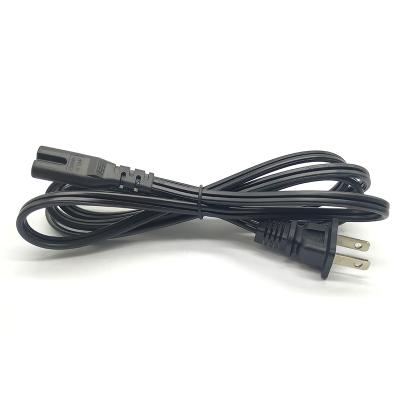 China Computer And Laptop AC Tie NEMA 1-15p To Iec320 C7 Power Cable For TV PS Printer for sale