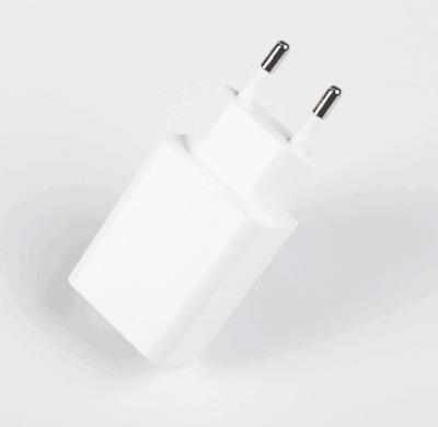 China Electrical Appliances Single USB Phone Charger 5V 1A Left Cell Phone Charger EU Plug Cell Phone Charger in White for sale