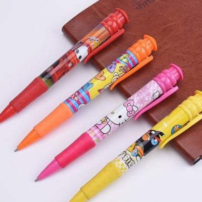 China 2022 Promotional Cheap Promotional Heat Transfer Pen Plastic Ball Pen With Logo for sale