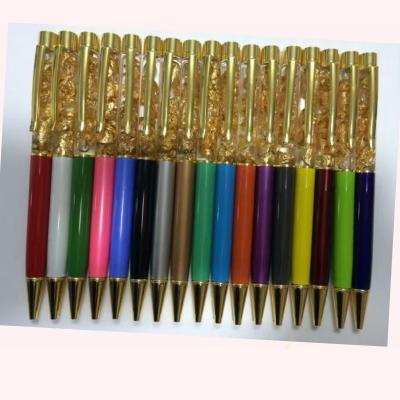 China Promotional Pen Metal Ballpoint Pen with floating oil/liquid oil pen with LOGO/crystal pens for sale