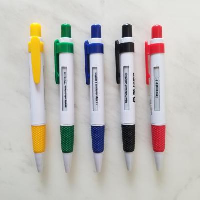 China smessage Customer Customized Promotional Pen Two Windows 6 Line Ballpoint Pen for sale