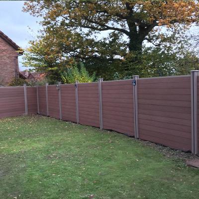 China Factory Wholesale Price China Factory Wholesale Price Easily Assembled Windproof Waterproof UV Compound WPC Wood Fence for sale