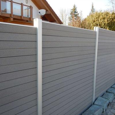 China Easily Assembled Wood Plastic Compound Easy Installation Deco Pool Panels For Waterproof Outdoor DIY Garden Fence for sale