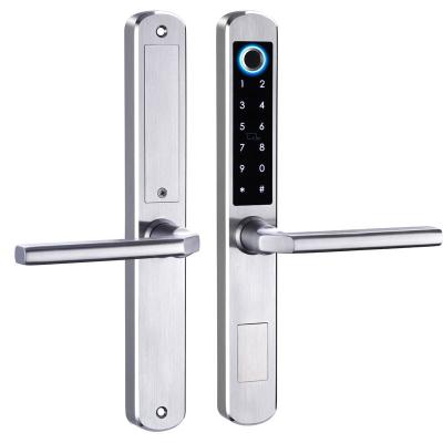 China Hot Selling Door Lock 304 Stainless Steel Home Smart Fingerprint Password Lock Amazon Office Apartments Hotel Smart Door Lock for sale