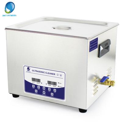 China limpiador de vidrios ultrasónico de funcionamiento fácil del interruptor 15L para la cristalería de laboratorio en venta