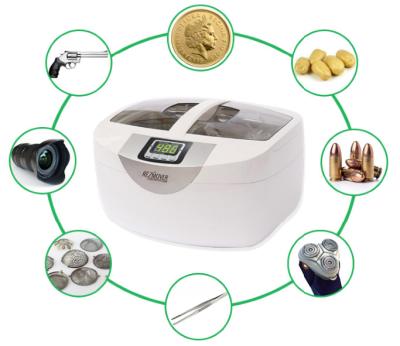 China JP-4820 Household Ultrasonic Cleaner for brass , 40KHz 2.5 Liter Ultrasonic Cleaner heating function for sale