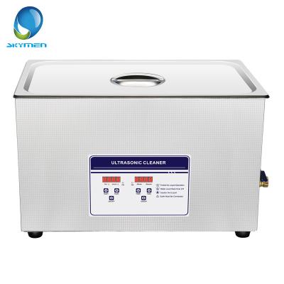 China Düsenstockmotor Ultraschallreinigungsmaschine 30L Großes Volumen 40KHz 600W SUS 304 zu verkaufen