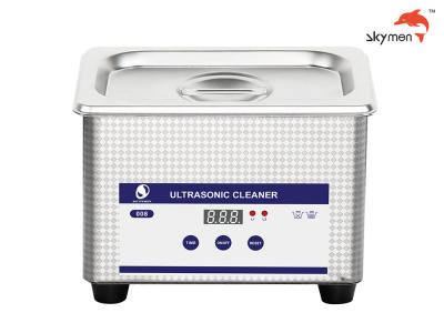 China ROHS 2.6 Inches Eyeglasses Ultrasonic Cleaner 0.8L With Basket for sale