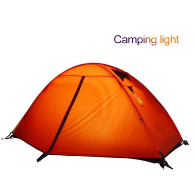 China Professional Aluminum Waterproof 210T Family Polyester Pole Hike and Camping Tent (N876) 1 - 2 Person for sale