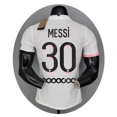 China Shirts & Major 2021 Messi Custom Edition Paris Soccer Wear Club Soccer Jersey Thailand Soccer Jersey Player Version Uniform for sale