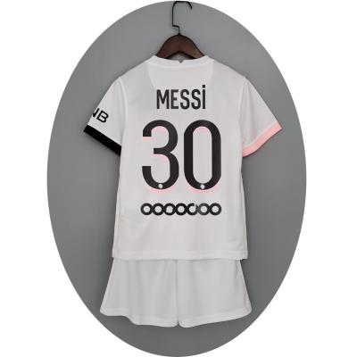 China Quick-drying jersey set cheap top thai 30 messi custom premium football shirt for kids away shirt football jersey club soccer wear for sale