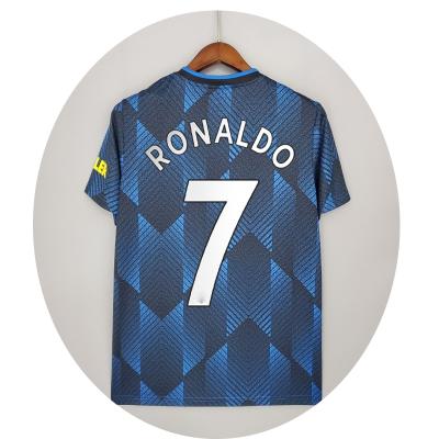 China Quick-drying Ronaldo New 2022 seasons European club soccer jersey football wear custom made soccer jersey Ronaldo #7 for sale