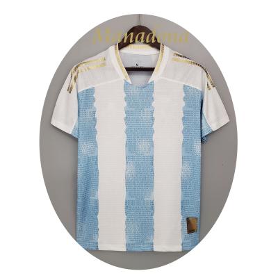 China Sets Argentina Memorial Jersey Custom Soccer Wear 2021-2022 Edition Soccer Jersey Manadona for sale