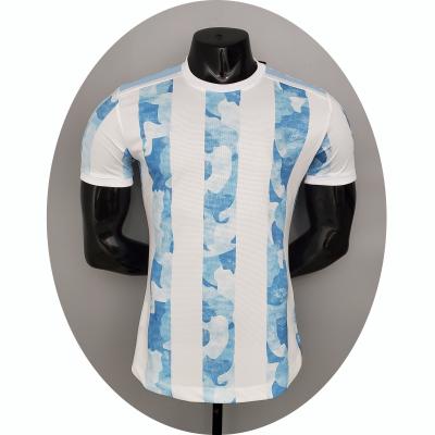 China Quick-drying New 21/22 Model Soccer Jersey Thailand Supplier With Logo Jersey Argentina Football Shirt for sale