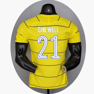 China Quick-drying 2021/2022 Club Soccer Jersey Customized With Name Number Thailand Soccer Shirt for sale