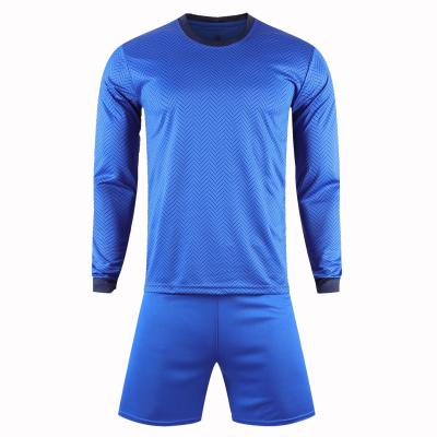 China Custom Quick-Drying Club Soccer Uniform Profession Long Sleeve Soccer Jersey Long Wear High Quality Quick Dry Football Wear for sale