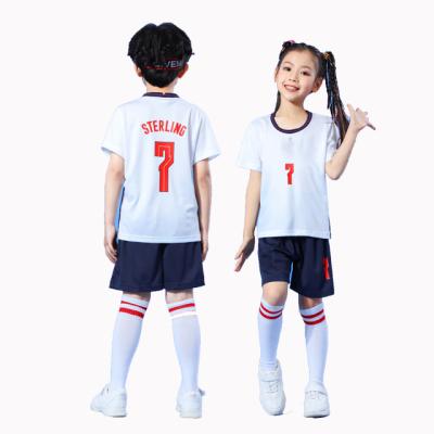 China 2021 Quick-drying quality men kids football jersey football jersey thai uniforms cheap kits united sports wear for sale