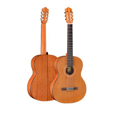 China Cedar Factory Spanish Handmade Guitar Nylon String Mahogany Primary Solid Top Solid Top Guitar for sale