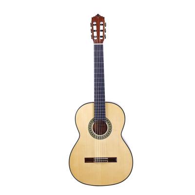 China Solid Grade Engleman Fir And Solid Wholesale Brand Guitar Cyepress Classical Guitar From China for sale