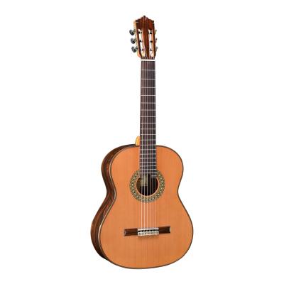 China AA+ Grade Fir/Solid Cedar or Imported High Quality Zircote Solid Guitar Laminated Handmade Zircote Nylon String 39 Inch Classical Guitar for sale